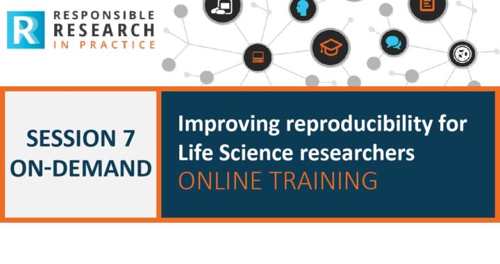 On-demand training. Improving reproducibility series session 7.